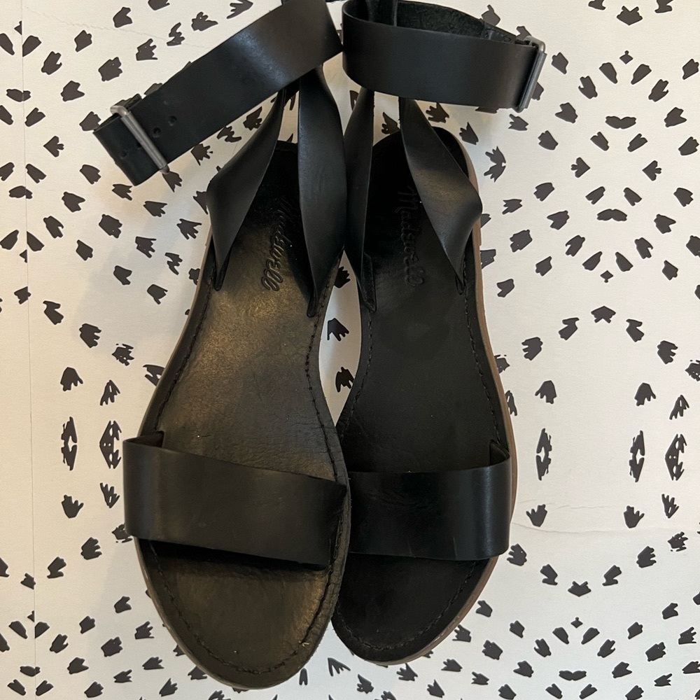 Madewell boardwalk ankle strap sandal